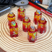 Potion Bottle 7 Piece Resin Poly Dice Set - The Wandering Satchel