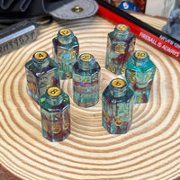 Potion Bottle 7 Piece Resin Poly Dice Set - The Wandering Satchel
