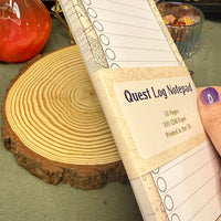 Quest Log Notepad - The Wandering Satchel