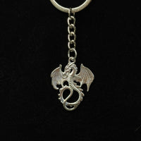 Mini Metal Dragon Keychain