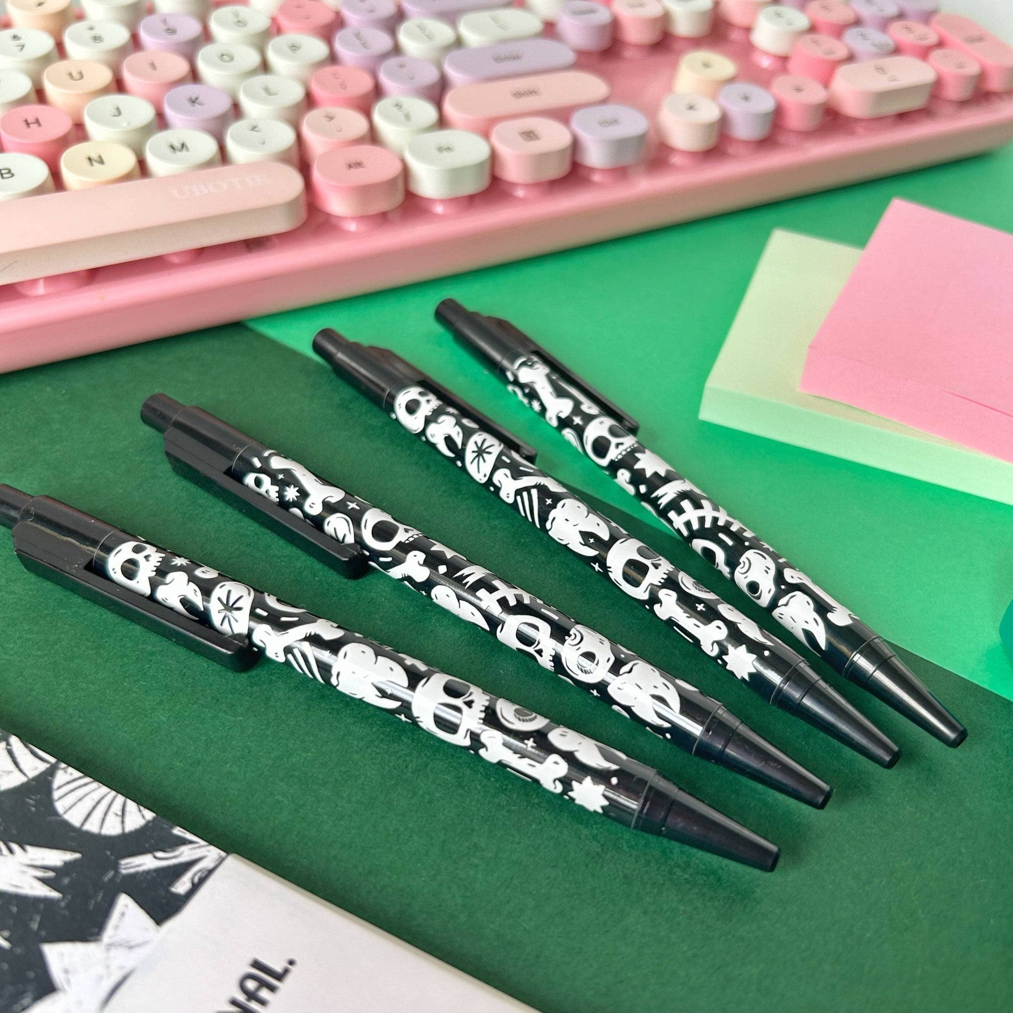 Skull and Bones Ballpoint Pen - The Wandering Satchel