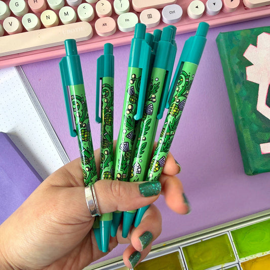 Thistle Pattern Ballpoint Pen - The Wandering Satchel