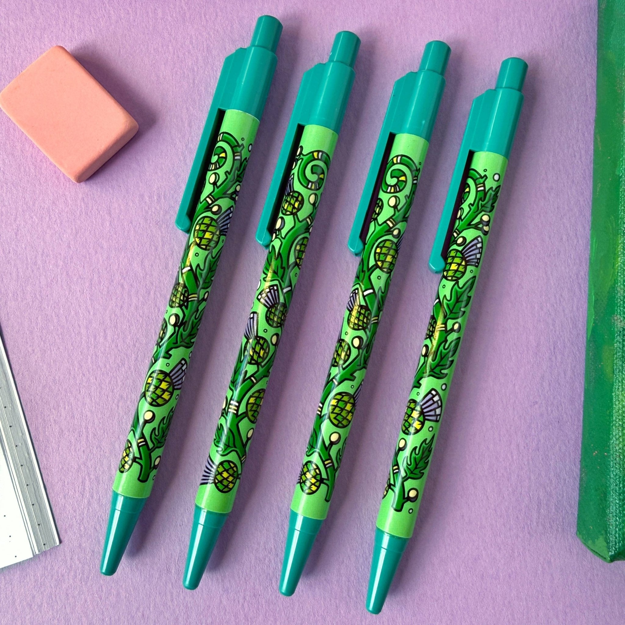Thistle Pattern Ballpoint Pen - The Wandering Satchel